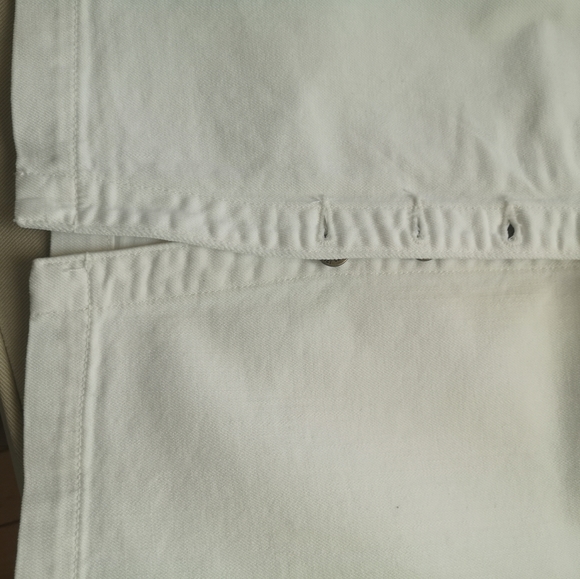 White denim skirt. - Picture 8 of 13